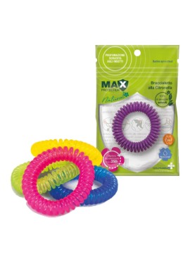 Braccialetto alla citronella Max Potection- forma a spirale, colori vari - Coolpharma