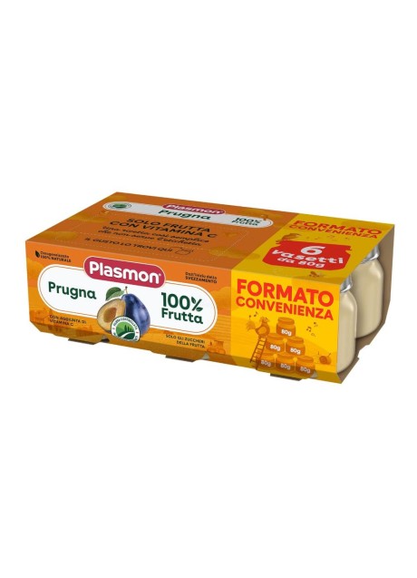 PLASMON OMOGENEIZZATO PRUGNA 6X80 G