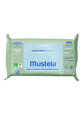 MUSTELA SALVIETTE COMPOST 60PZ