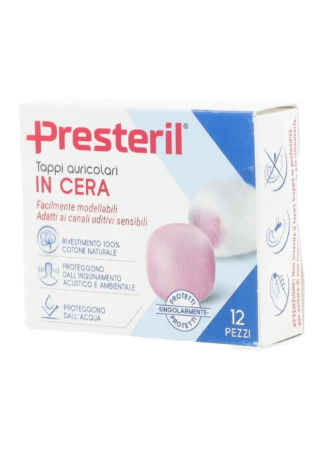 PRESTERIL TAPPI AURIC CERA 12P