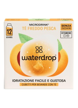 WATERDROP ICE TEA PESCA 12 CUBETTI