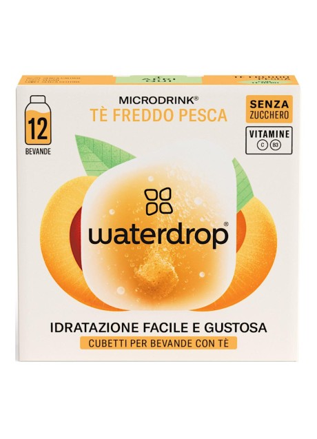 WATERDROP ICE TEA PESCA 12 CUBETTI WATERDROP ICE TEA PESCA 12 CUBETTI