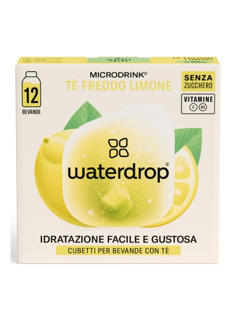 WATERDROP ICE TEA LIMONE 12 CUBETTI WATERDROP ICE TEA LIMONE 12 CUBETTI