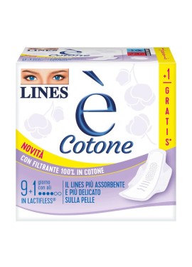 LINES E' COTONE ALI 9+1PZ