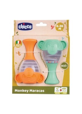 CHICCO GIOCO ECO + MARACAS SCIMMIE