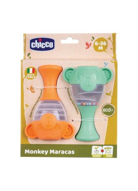 CHICCO GIOCO ECO + MARACAS SCIMMIE