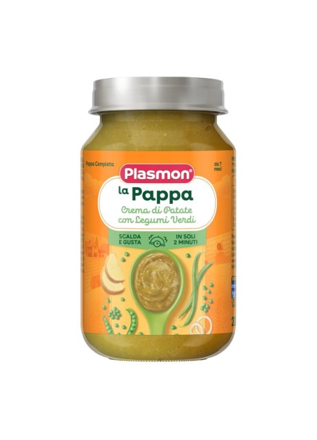 PLASMON LA PAPPA CREMA DI PATATE CON LEGUMI VERDI 200 G