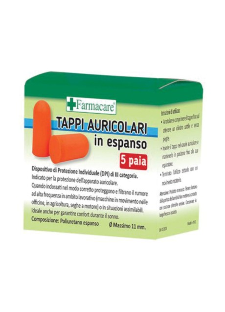 TAPPI AURICOLARI ESPANSO 5PAIA