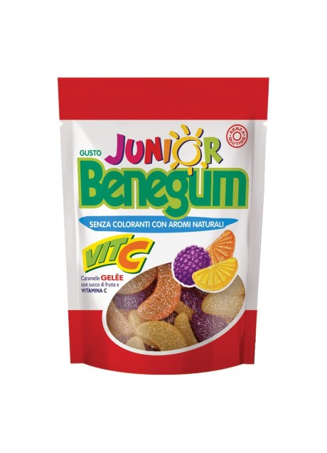 BENEGUM JUNIOR VITA C CARAMELLE GELE' CON SUCCO DI FRUTTA EVITAMINA C 90 G