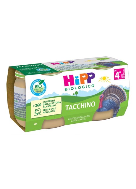 HIPP BIO OMOG TACCHINO 2X80G