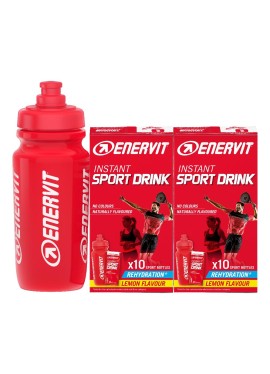 ENERVIT SPORT INSTANT SPORTDRINK PROMO 1 ASTUCCIO DA 10 BUSTINE + 1 BORRACCIA 500 ML