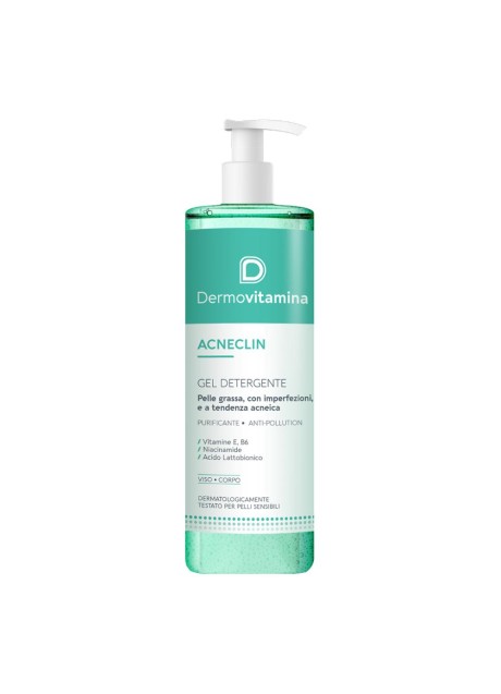 DERMOVITAMINA ACNECLIN GEL DET