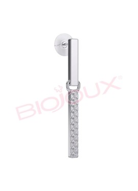 BJT344 ORECCHINO IN ACCIAIO GORGONA SS