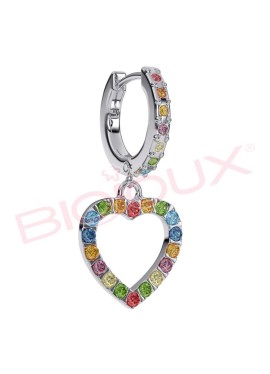 BJT345 ORECCHINO IN ACCIAIO BALI MUL SS