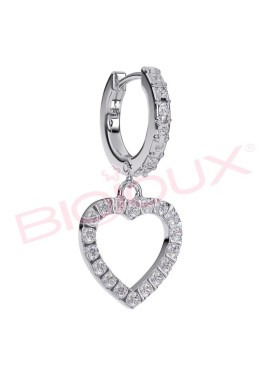 BJT346 ORECCHINO IN ACCIAIO BALI BIA SS