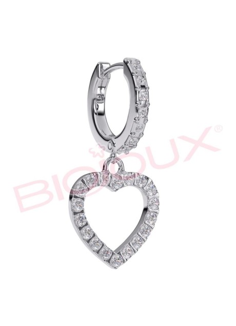 BJT346 ORECCHINO IN ACCIAIO BALI BIA SS