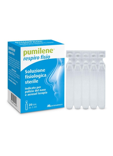 SOLUZIONE FISIOLOGICA 0,9% PUMILENE RESPIRO 20 FLACONCINI DA5 ML