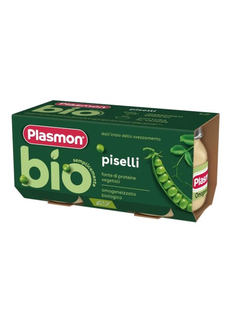 PLASMON BIO OMOGENEIZZATO PISELLI 2 PEZZI