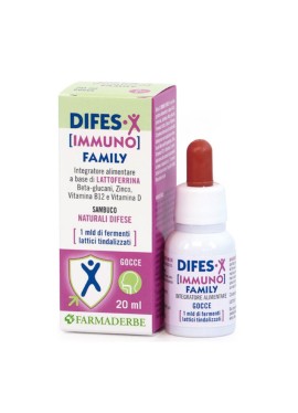 DIFES-X IMMUNO FAMILY GTT 20ML