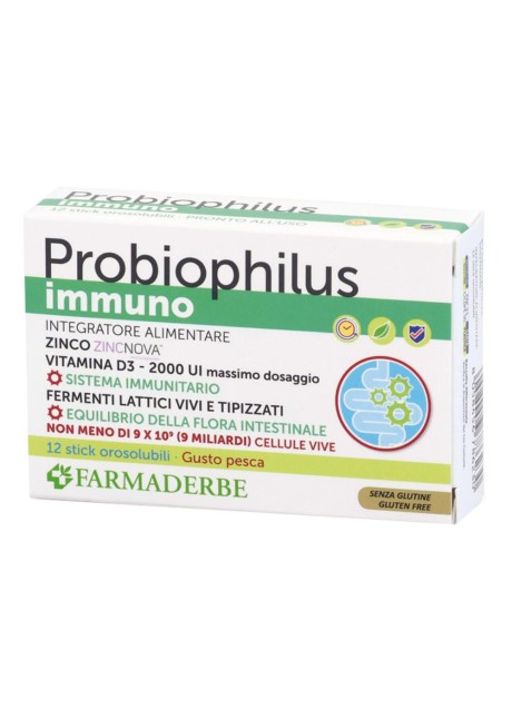 PROBIOPHILUS IMMUNO 12STICKPAC