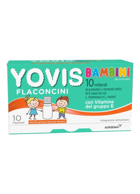 Yovis bambini gusto banana - 10 flaconcini da 10 millilitri