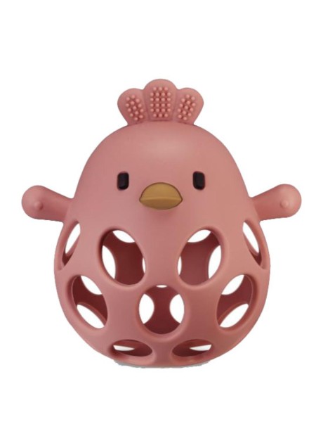 J BIMBI BITE&PLAY CHICKEN MASSAGGIAGENGIVE 6M+ FRAGOLA