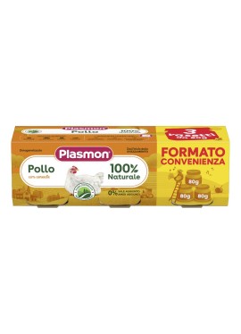 PLASMON OMOG POLLO 3PZ 80G