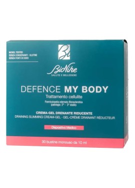 CREMA GEL DRENANTE RIDUCENTE DEFENCE MY BODY 30 BUSTINE DA 10 ML