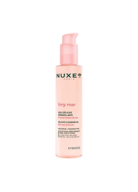 NUXE VERY ROSE DELICATE CLEANSING OIL 150 ML NUXE VERY ROSE DELICATE CLEANSING OIL 150 ML