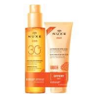 Cofanetto Nuxe sun olio spf30 150 millilitri + crema doposole 100 millilitri