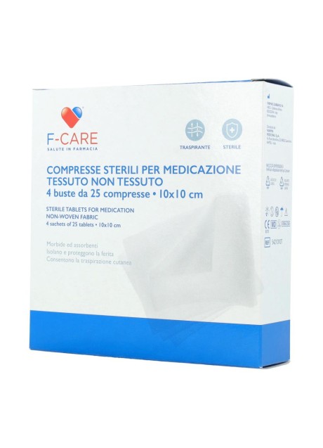 GARZA F CARE TNT 10X10CM 100PZ