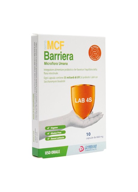 MCF BARRIERA 10 CAPSULE SENZA GLUTINE E LATTOSIO