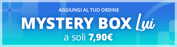 Aggiungi al tuo ordine MISTERY BOX LUI a soli Euro 7,90