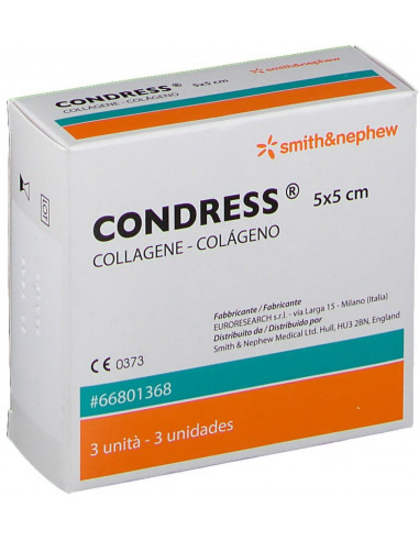 pharmaidea srl condress medicazione con collagene equino 5x5 centimetri