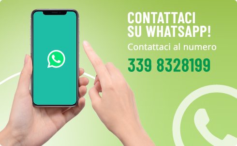 Contattaci su Whatsapp al numero 339 8328199