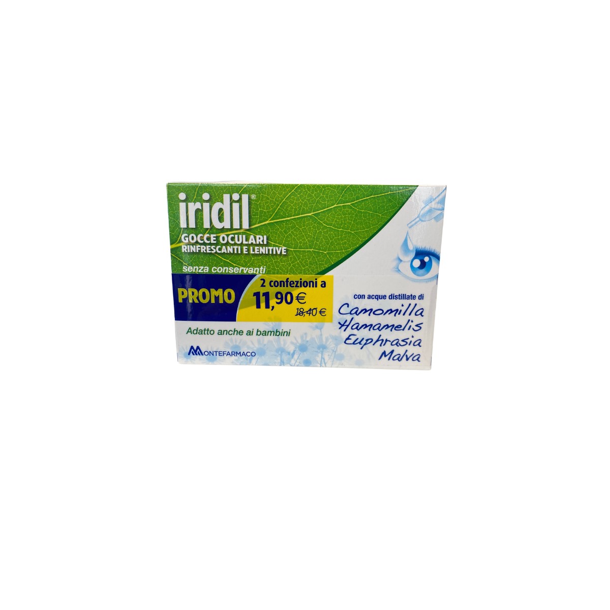 Iridil gocce oculari bipack 10+10 ampolle