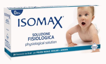 Isomax soluzione fisiologica - confezione da 20 flaconcini di 5 millilitri ciascuno