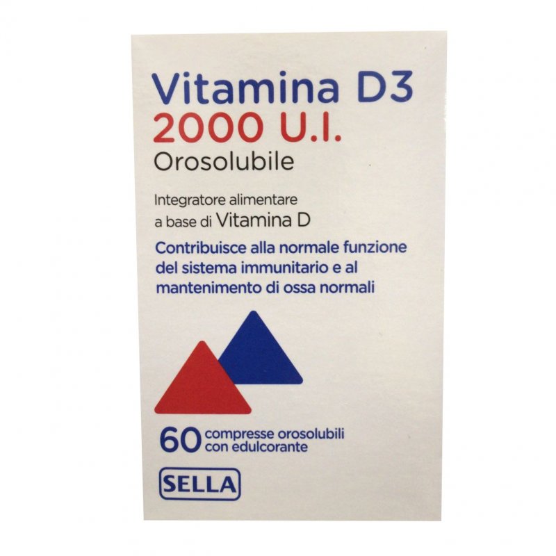 VITAMINA D3 2000UI 60 COMPRESSE OROSOLUBILI