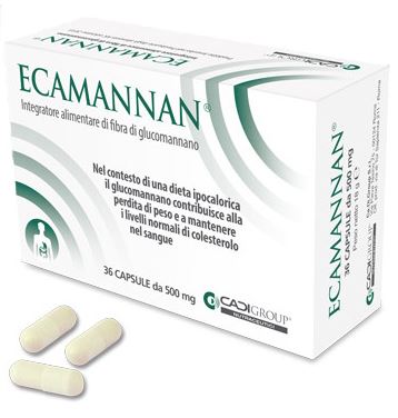 Ecamannan - 36 capsule da 500 milligrammi