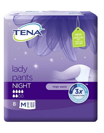 TENA LADY PANTS NIGHT M 8PZ