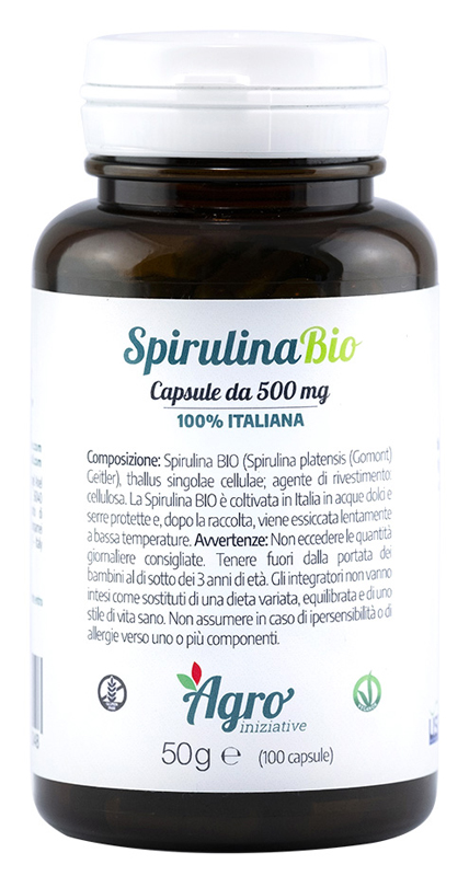 SPIRULINA BIO 100CPS AGR