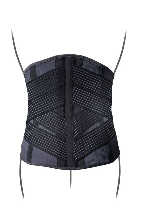 tenortho srl corsetto semirigido lombare tenortho linea g+ xxl circonferenza bacino 120/130 grigio scuro antracite