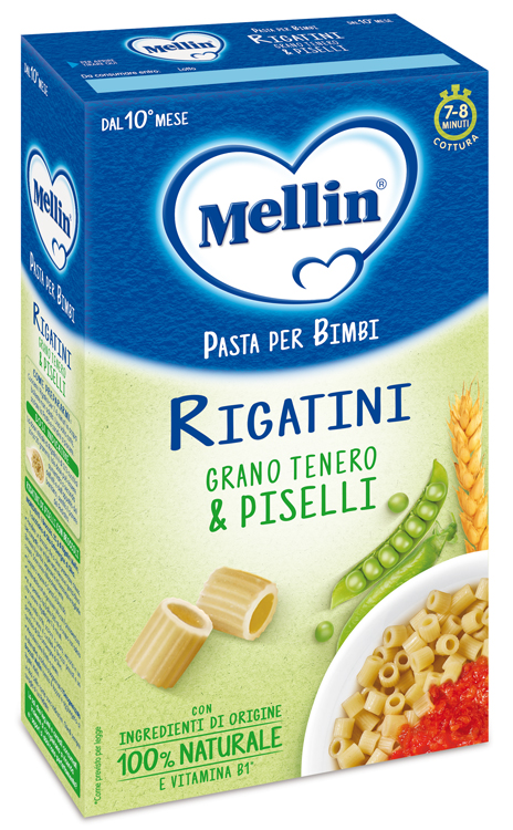 MELLIN RIGATINI CON PISELLI