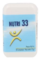 NUTRI 33 INTEGRAT 60CPR 16,4G
