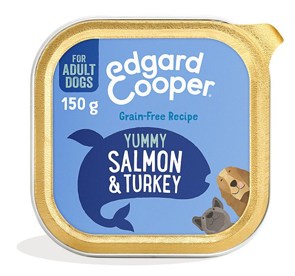 EDGARD&COOPER DOG EXPORT CUP SALMON & TURKEY 150 G