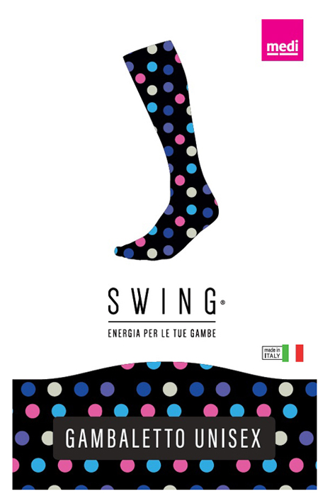 GAMBALETTO UNISEX POIS MEDI 15 MM HG 155023 TAGLIA SMALL