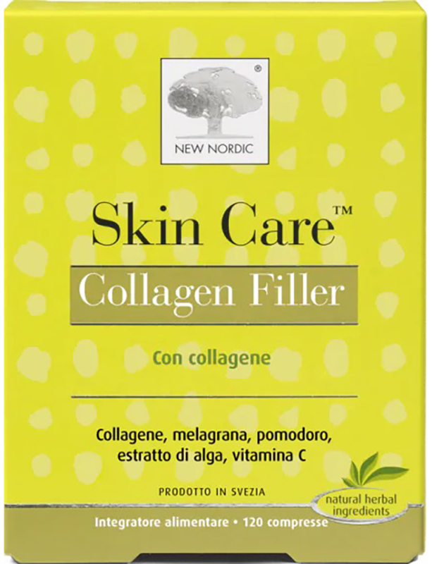 new nordic srl skin care collagen fill 120cpr, oro