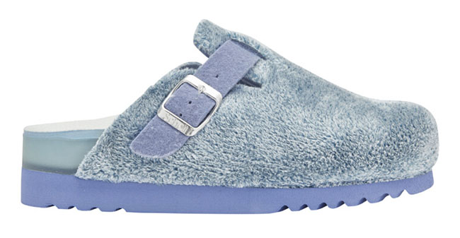 POPPY MICROFIBRE CIABATTA WOMAN LIGHT BLUE 39