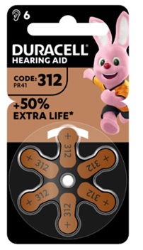 DURACELL EASY TAB 312 MARRONE