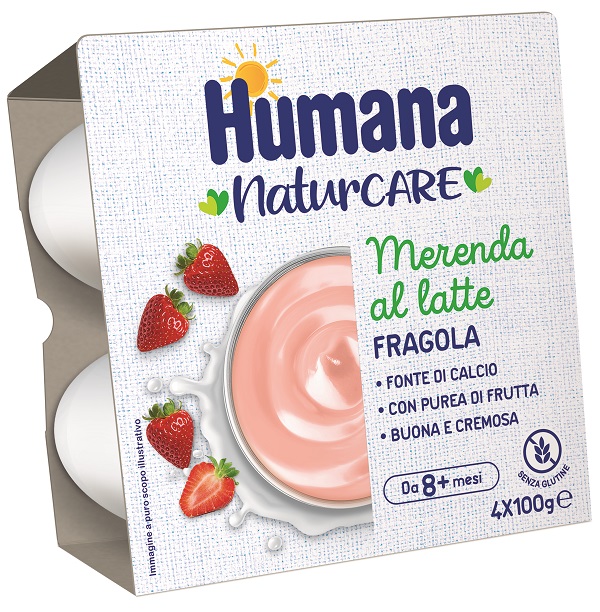 HUMANA MERENDA FRAGOLA 4PZ